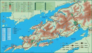 Beara Way map
